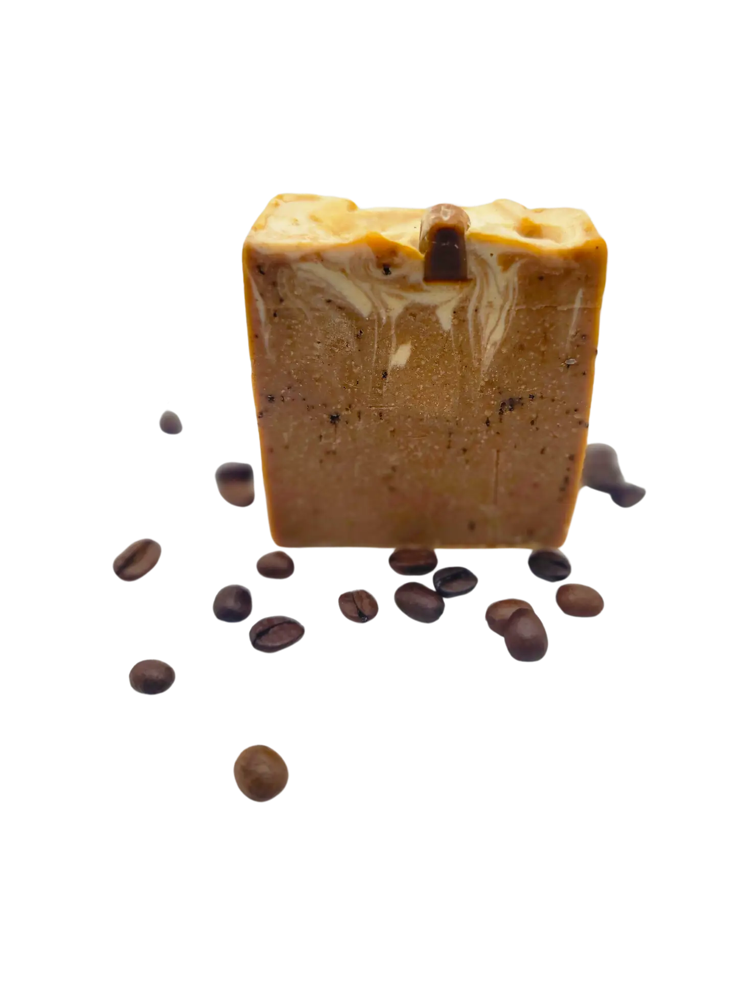 Savon exfoliant Barista Scrub de Les Mels avec des grains de café, idéal pour une peau masculine revitalisée.