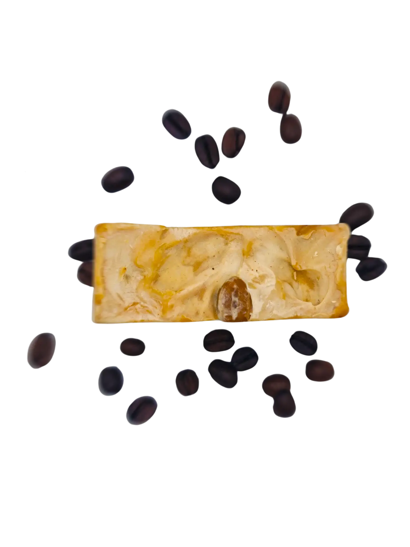 Savon exfoliant Barista Scrub de Les Mels avec des grains de café, idéal pour une peau masculine revitalisée.