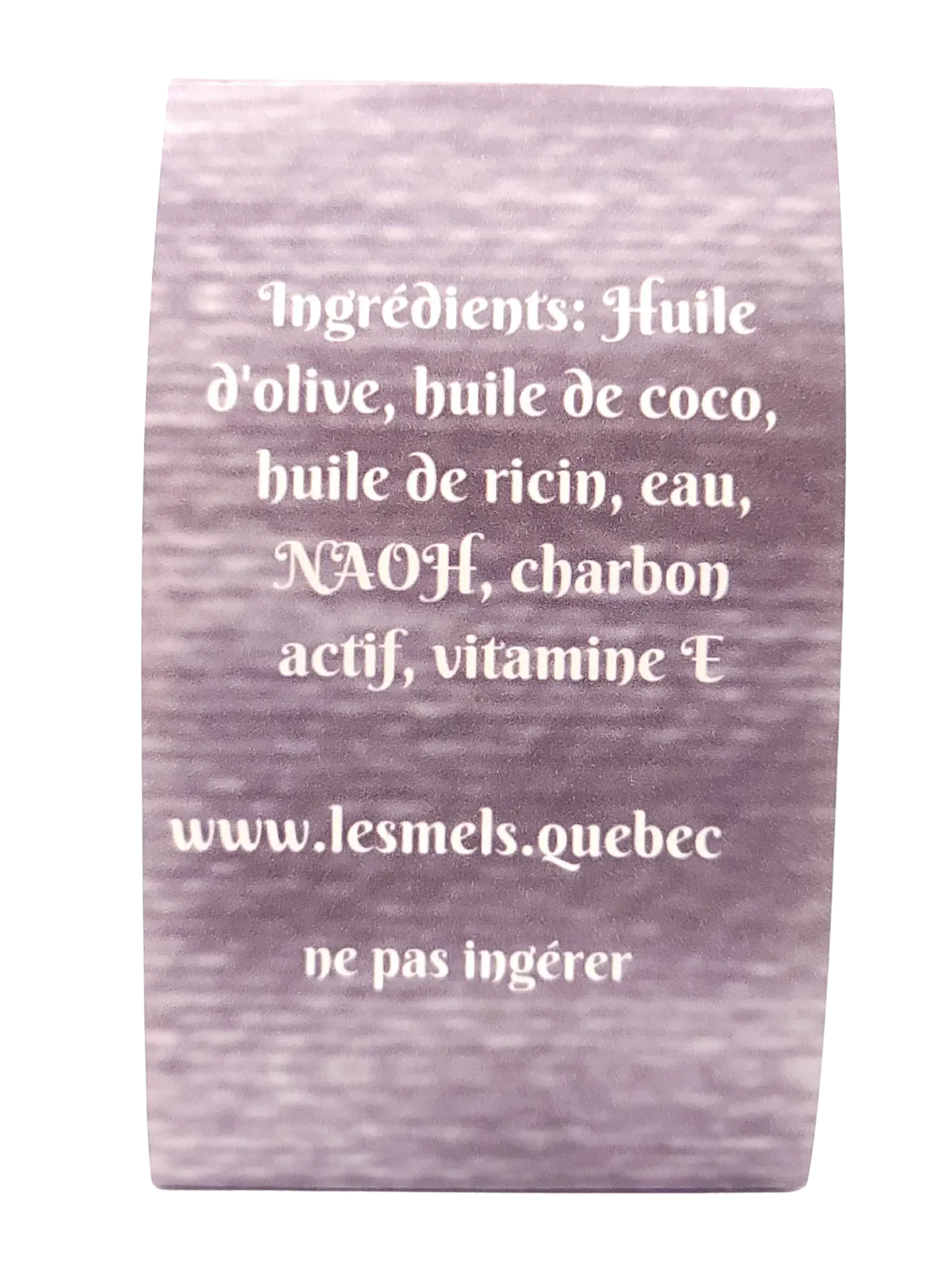 Savon Charbon Actif Les Mels artisanal et naturel pour un soin purifiant et nourrissant