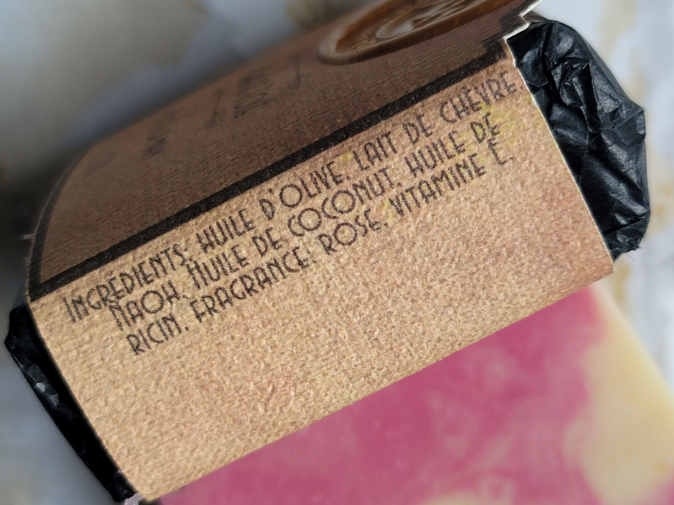 Savon naturel fait à la main Chèvre Rosé au lait de chèvre et à la rose – Les Mels