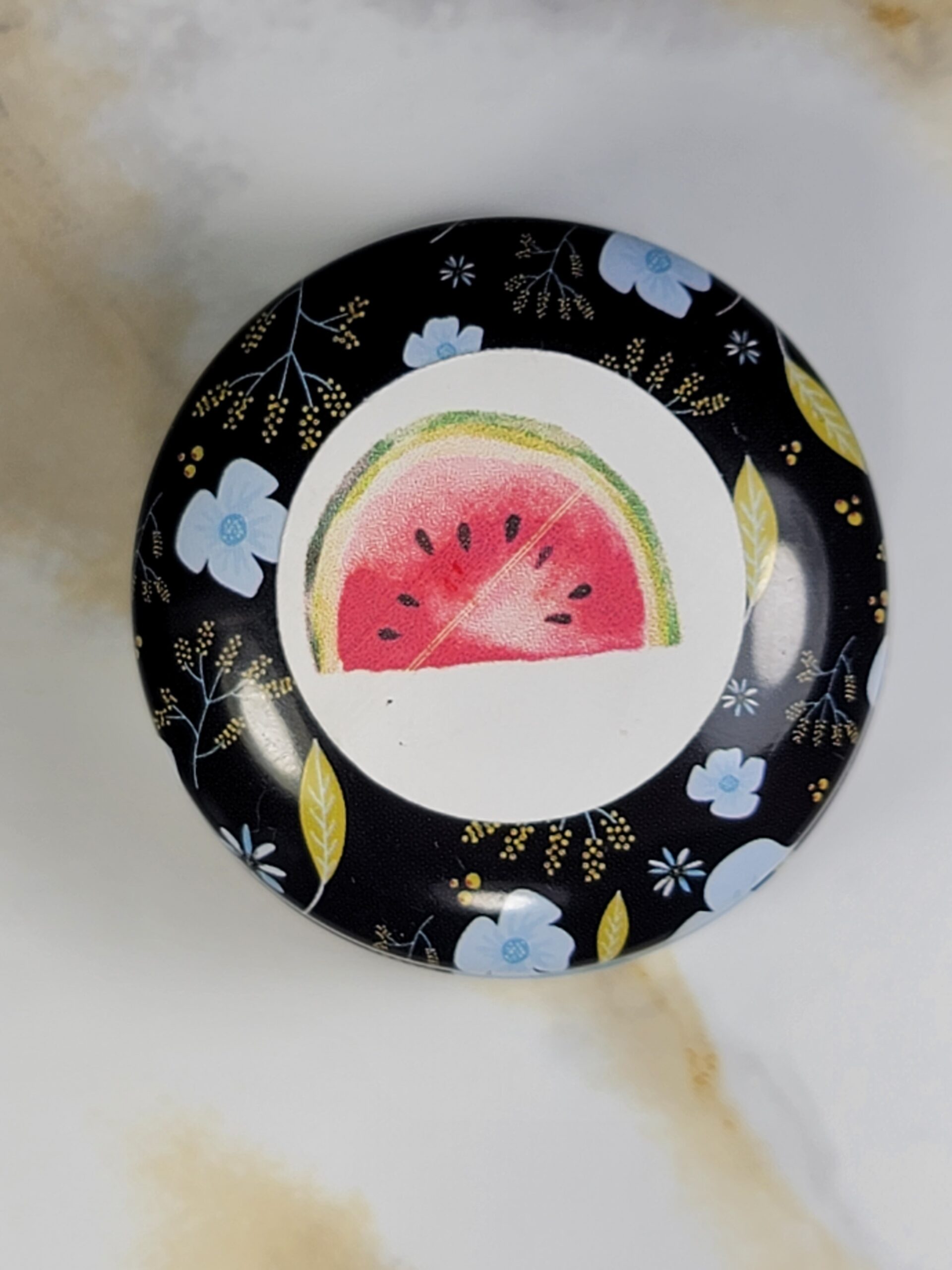 Baume à lèvres artisanal au melon d’eau – Les Mels