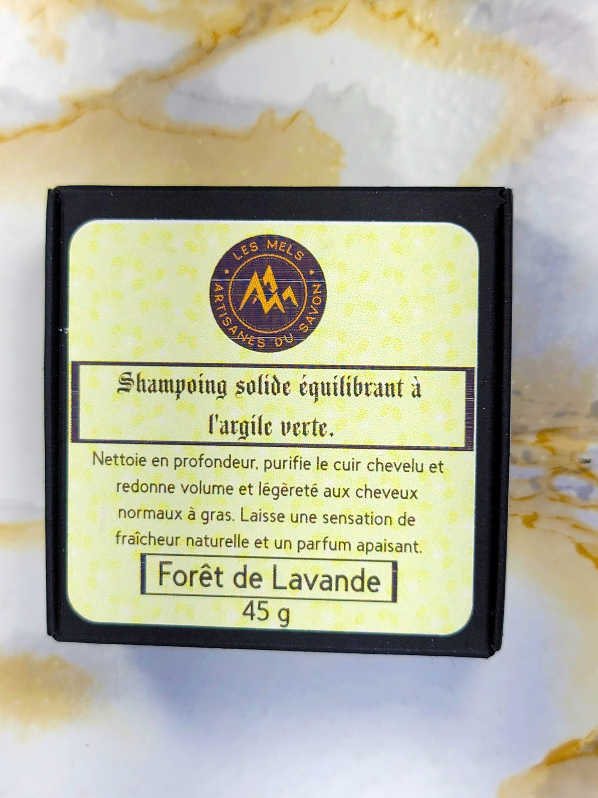Shampoing solide Forêt de Lavande à l’argile verte – Les Mels