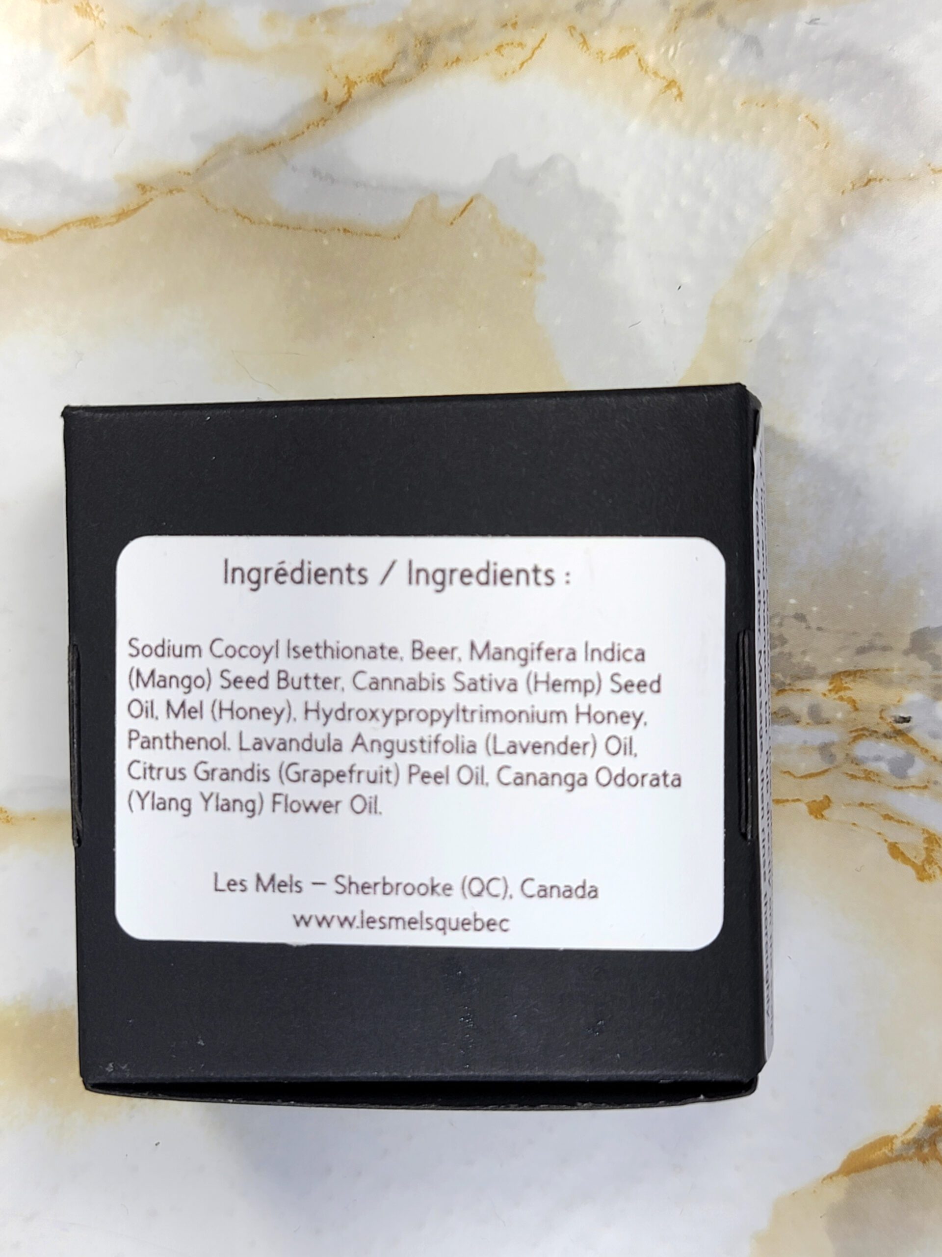 Shampoing solide Fleur d’Agrume à la bière et au beurre de mangue – Les Mels