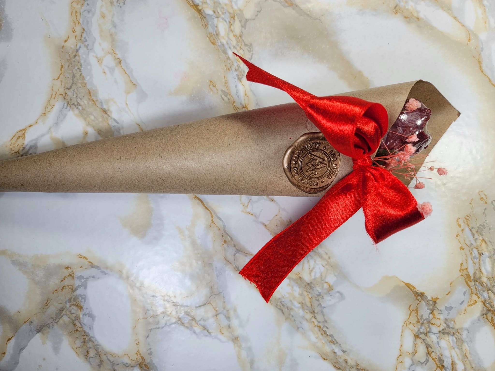 Bouquet de savon naturel fait à la main Les Mels – cadeau St-Valentin